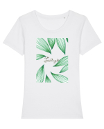 Feelings Tricou mânecă scurtă guler larg fitted Damă Expresser