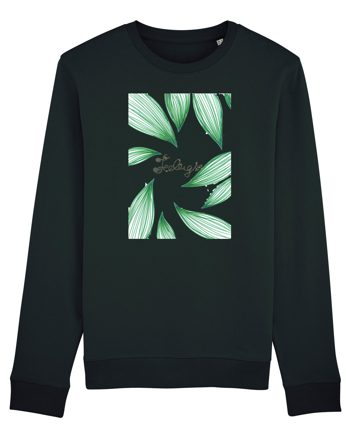 Bluză mânecă lungă Unisex Rise Black