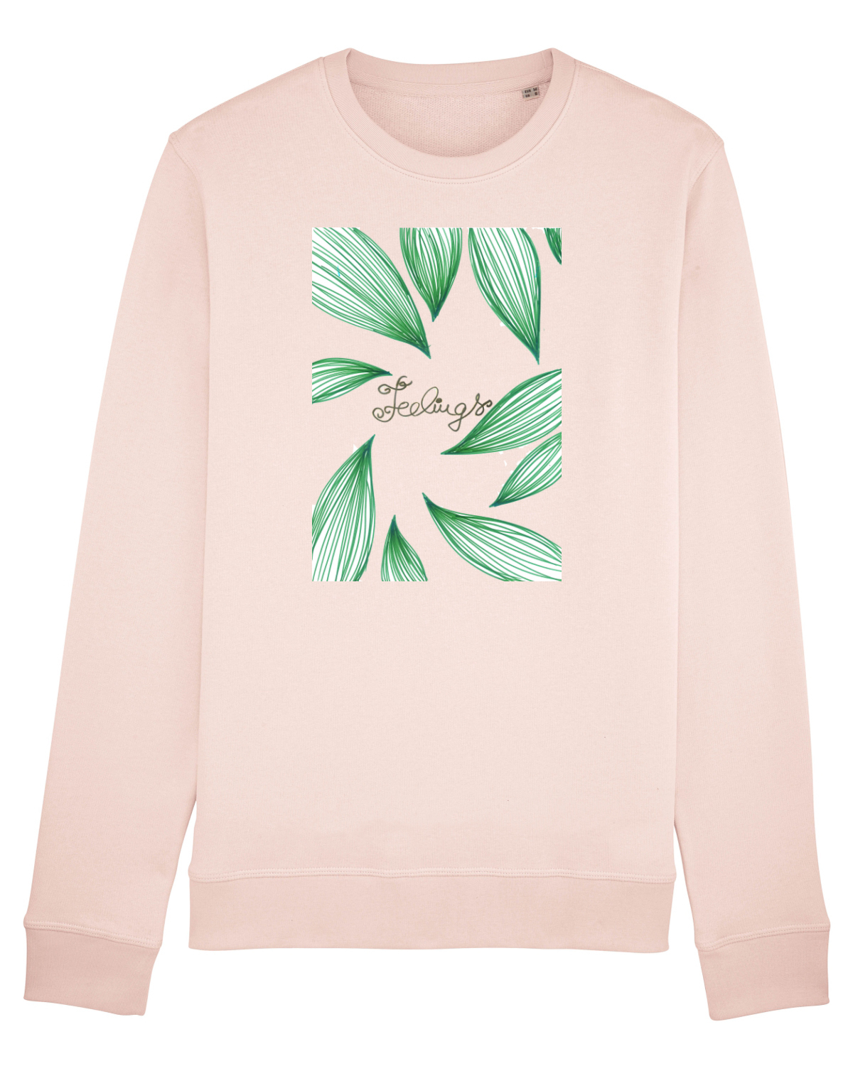 Bluză mânecă lungă Unisex Rise Candy Pink