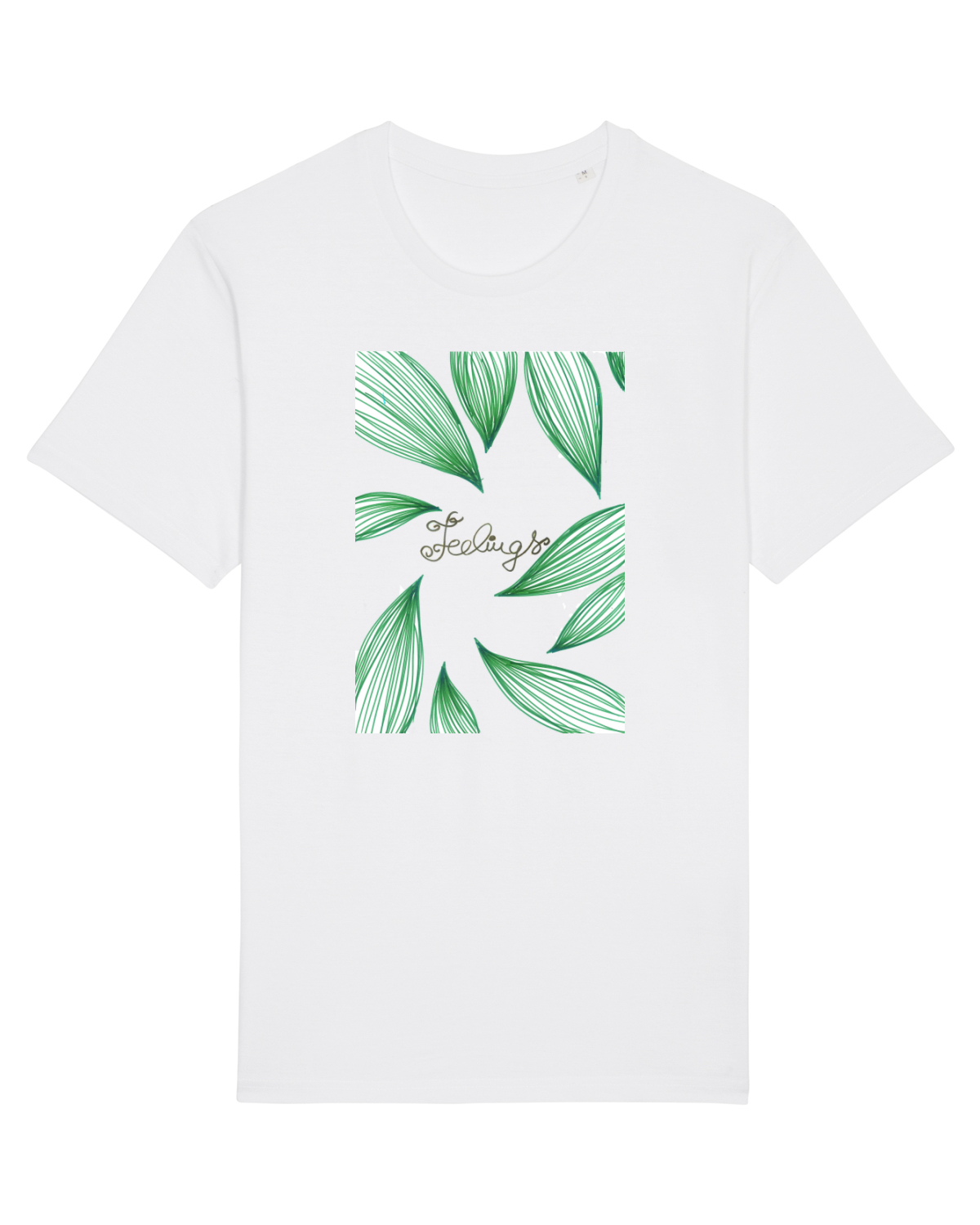 Tricou mânecă scurtă Unisex Rocker White