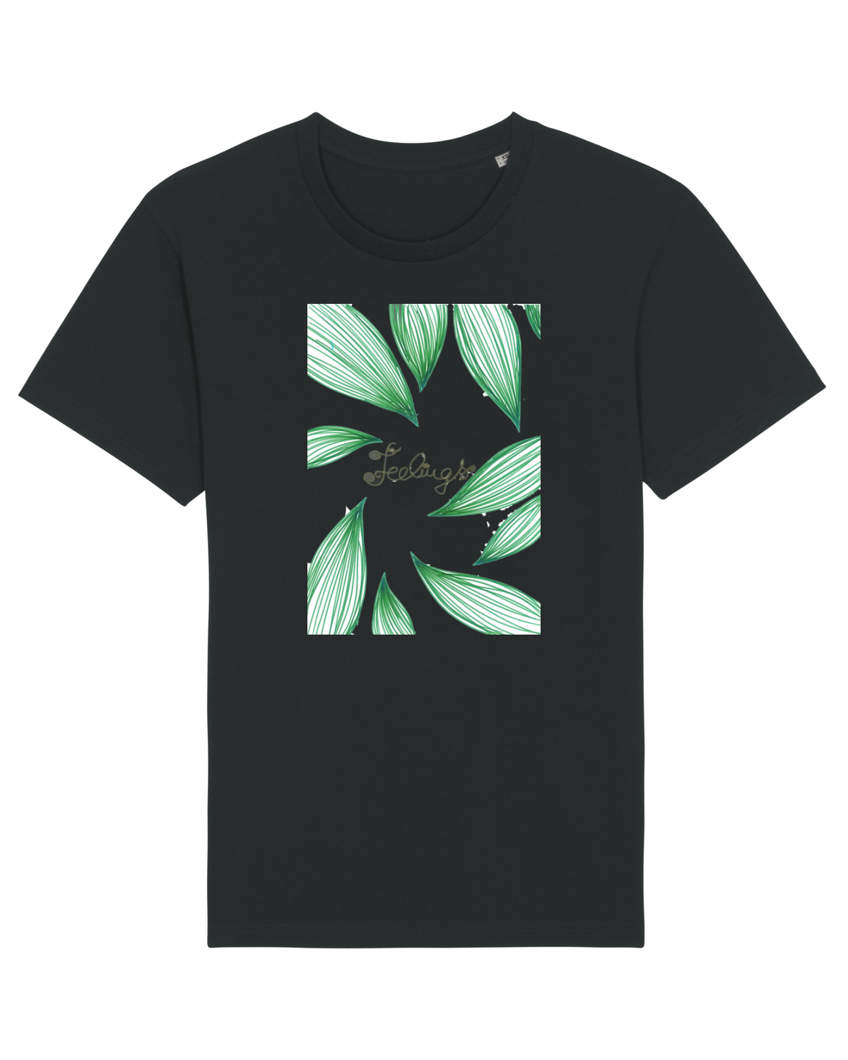 Tricou mânecă scurtă Unisex Rocker Black