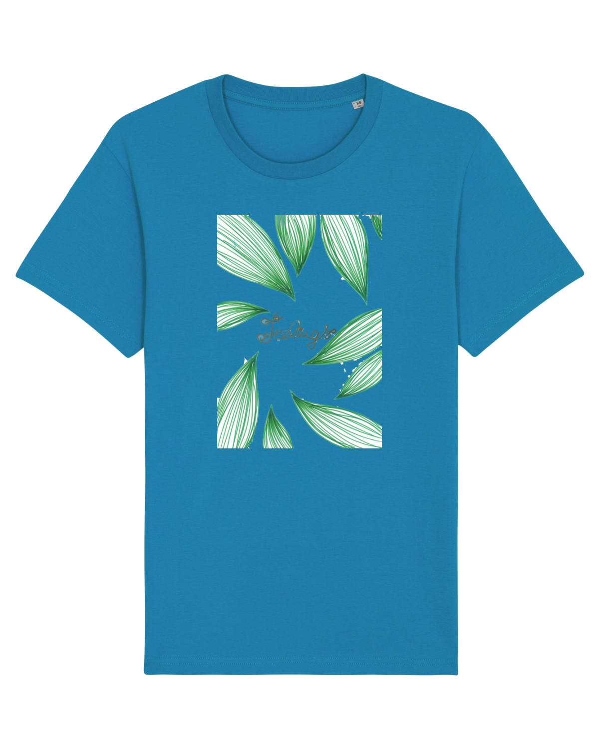 Tricou mânecă scurtă Unisex Rocker Azur