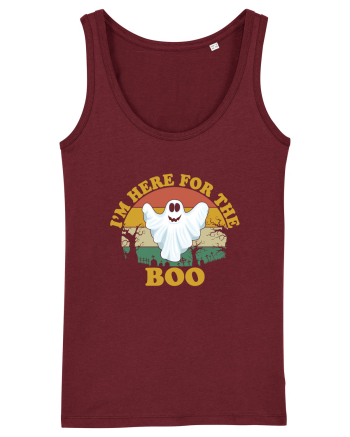 I'm Here For The Boo Burgundy