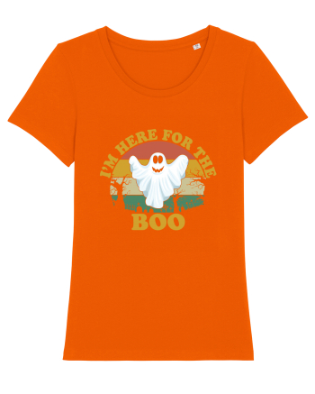 I'm Here For The Boo Bright Orange