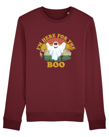 I'm Here For The Boo Burgundy