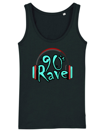 90`s Rave headphones Black