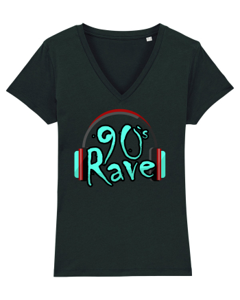 90`s Rave headphones Black