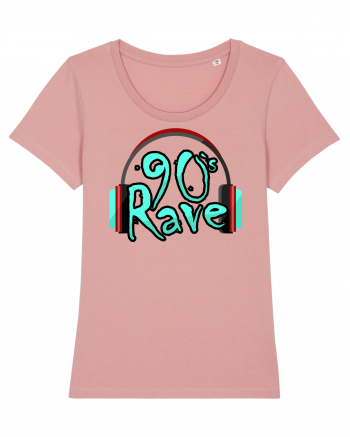 90`s Rave headphones Canyon Pink