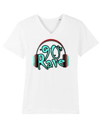 90`s Rave headphones White