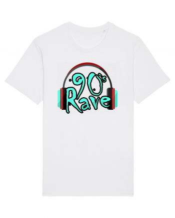 90`s Rave headphones White