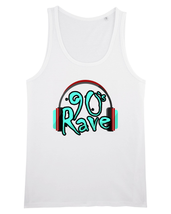 90`s Rave headphones White