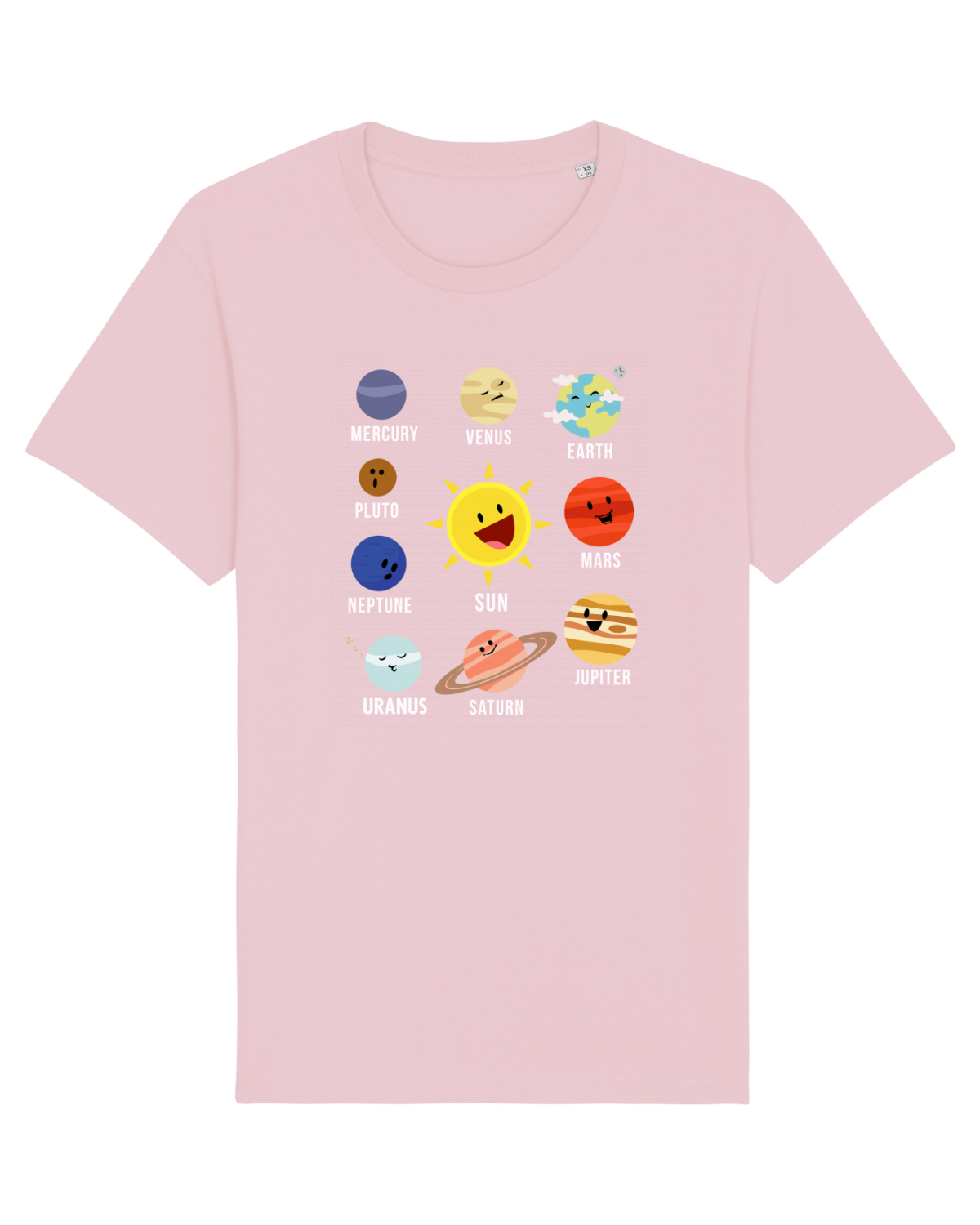Tricou mânecă scurtă Unisex Rocker Cotton Pink