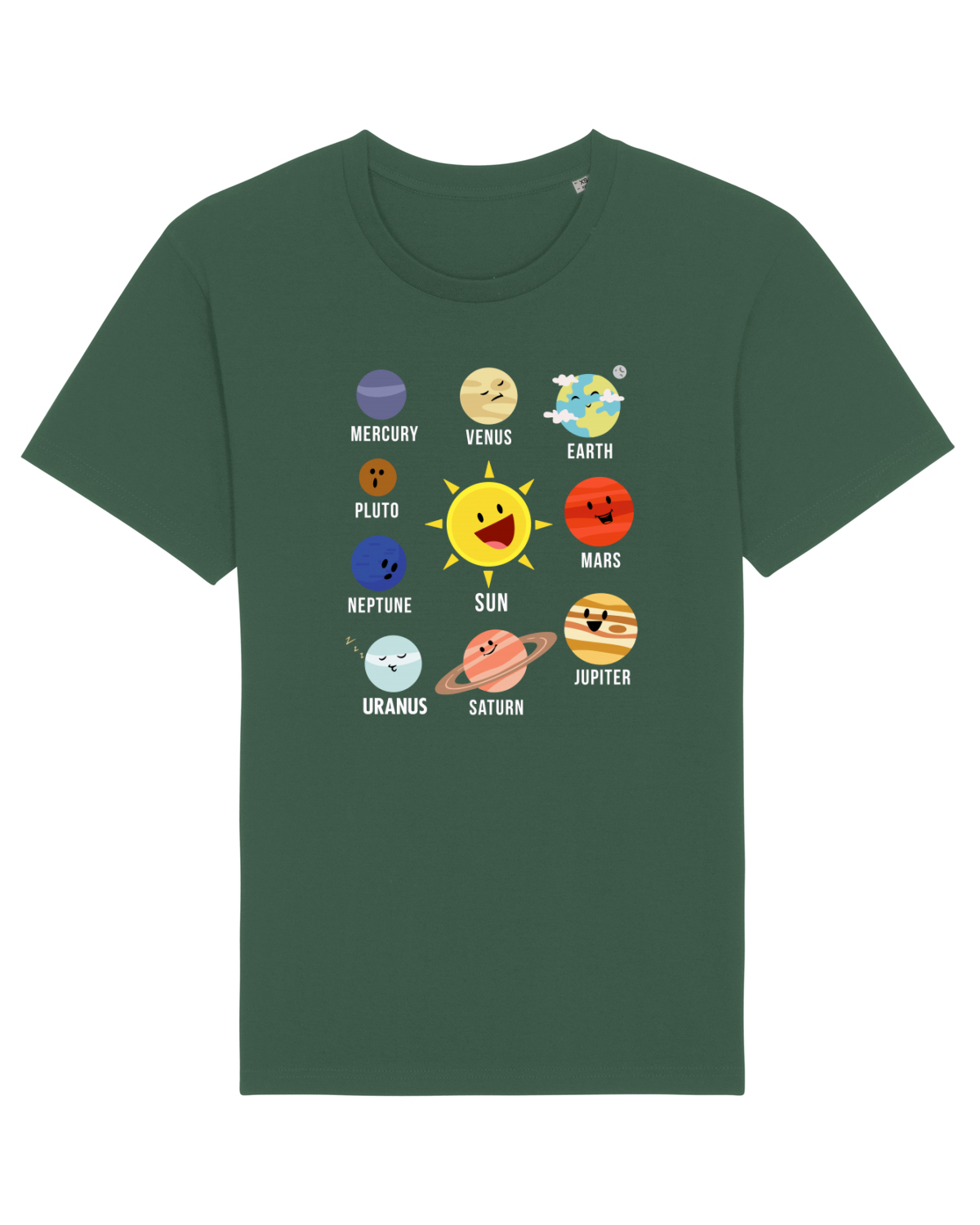 Tricou mânecă scurtă Unisex Rocker Bottle Green