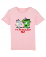 Tu ai reciclat azi? Tricou mânecă scurtă  Copii Mini Creator