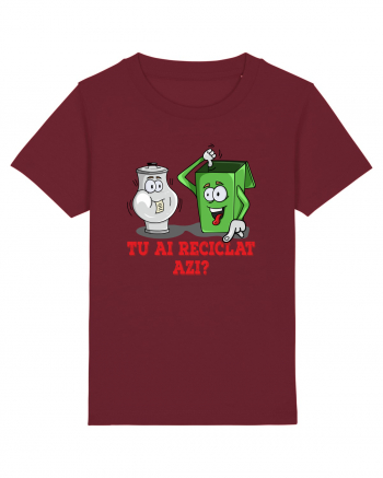Tu ai reciclat azi? Burgundy