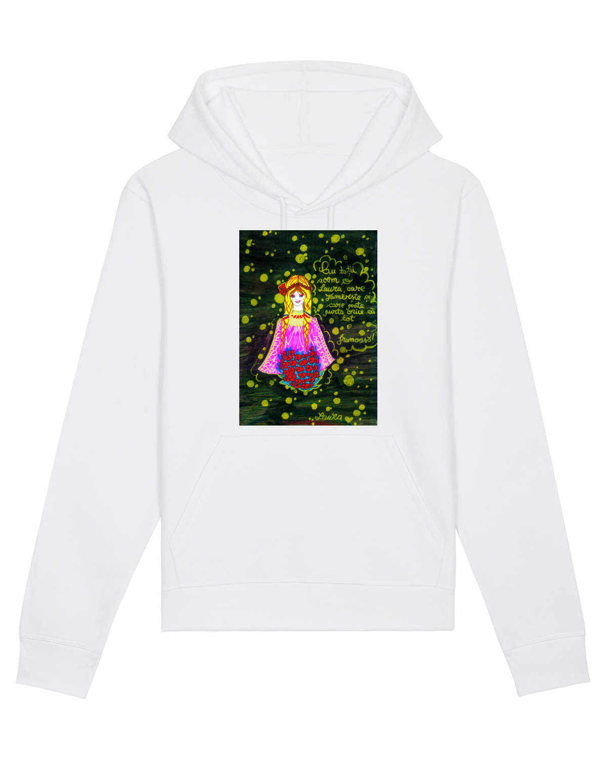 Hanorac Unisex Drummer White