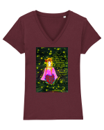 Laura Tricou mânecă scurtă guler V Damă Evoker