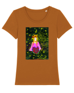 Laura Tricou mânecă scurtă guler larg fitted Damă Expresser