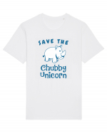 Chubby Unicorn Tricou mânecă scurtă Unisex Rocker