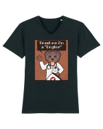 Trust me i'm a  Tricou mânecă scurtă guler V Bărbat Presenter