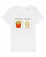 Poza de profil Vs Viata reala Tricou mânecă scurtă  Copii Mini Creator