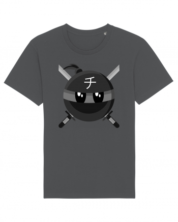 Black ninja emoticon CHI symbol Anthracite