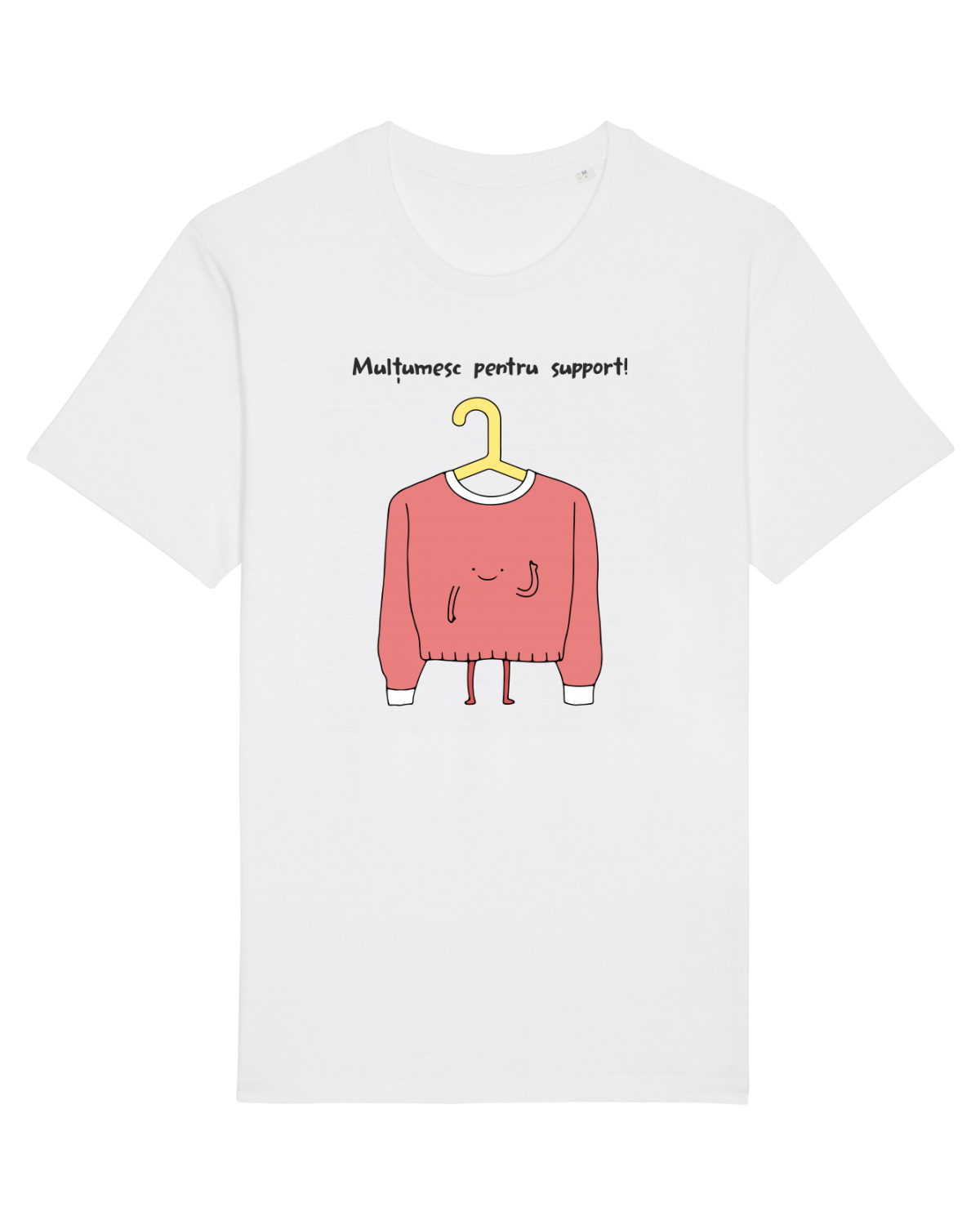 Tricou mânecă scurtă Unisex Rocker White