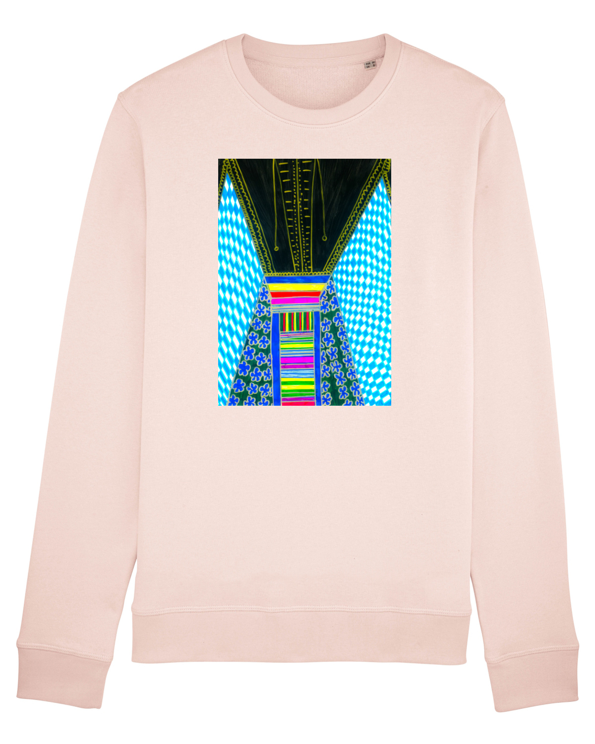 Bluză mânecă lungă Unisex Rise Candy Pink
