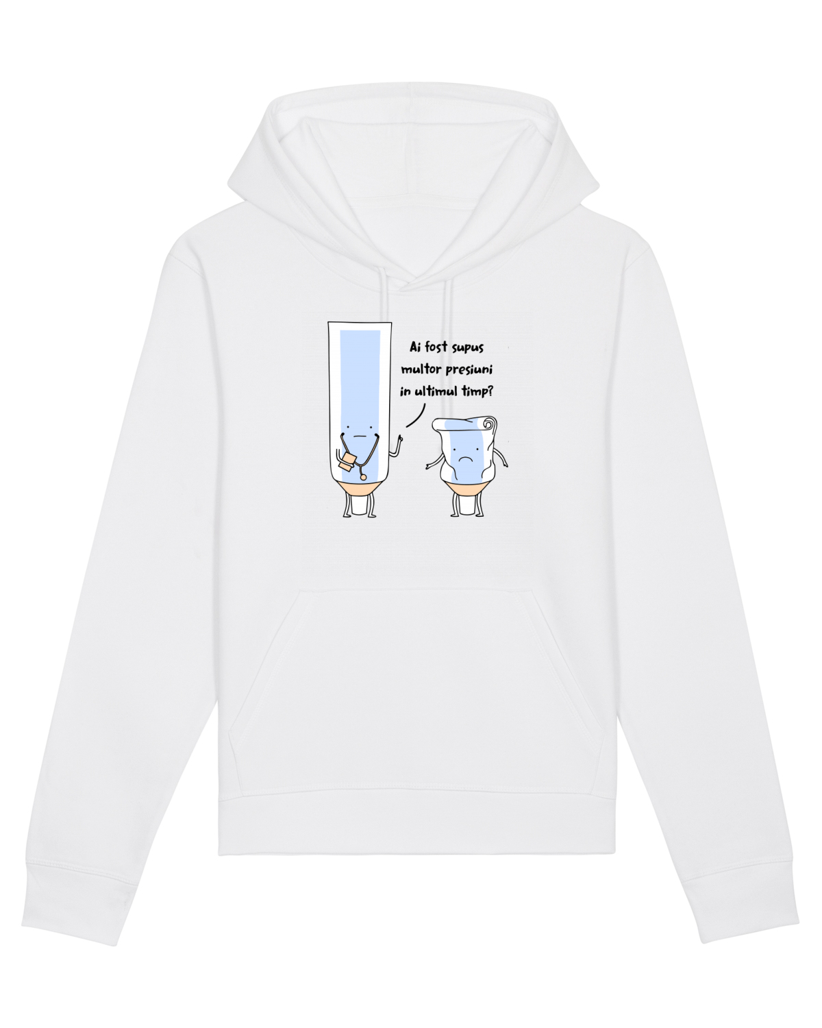 Hanorac Unisex Drummer White