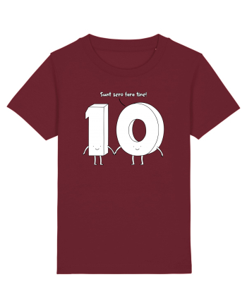 Sunt zero fara tine! Burgundy
