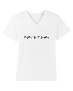 PRIETENI Tricou mânecă scurtă guler V Bărbat Presenter