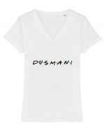 DUSMANI Tricou mânecă scurtă guler V Damă Evoker