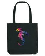 Geometric Fire And Ice Dragon Sacoșă textilă