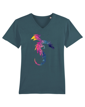 Geometric Fire And Ice Dragon Stargazer