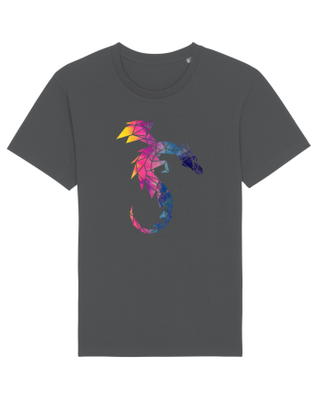 Geometric Fire And Ice Dragon Anthracite