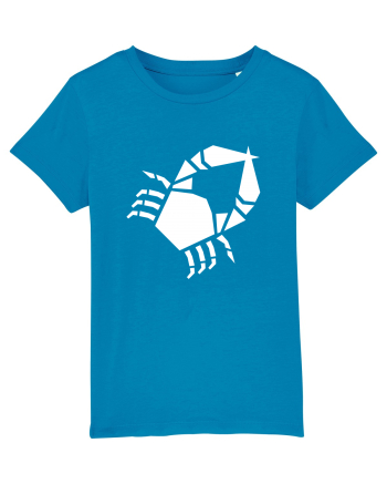 Cute Geometric Crab - Origami Style Azur