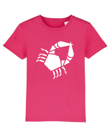 Cute Geometric Crab - Origami Style Raspberry