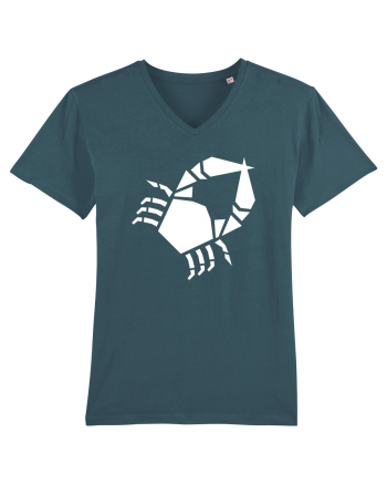 Cute Geometric Crab - Origami Style Stargazer
