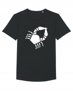 Cute Geometric Crab - Origami Style Tricou mânecă scurtă guler larg Bărbat Skater