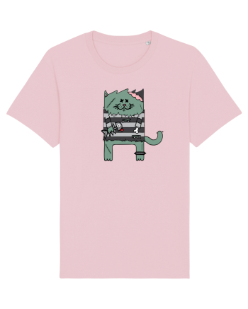 Zombie Cat Cotton Pink