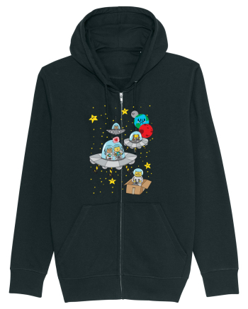 Space Cats Black