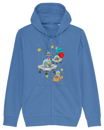 Space Cats Bright Blue