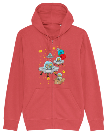 Space Cats Carmine Red