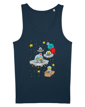 Space Cats Navy