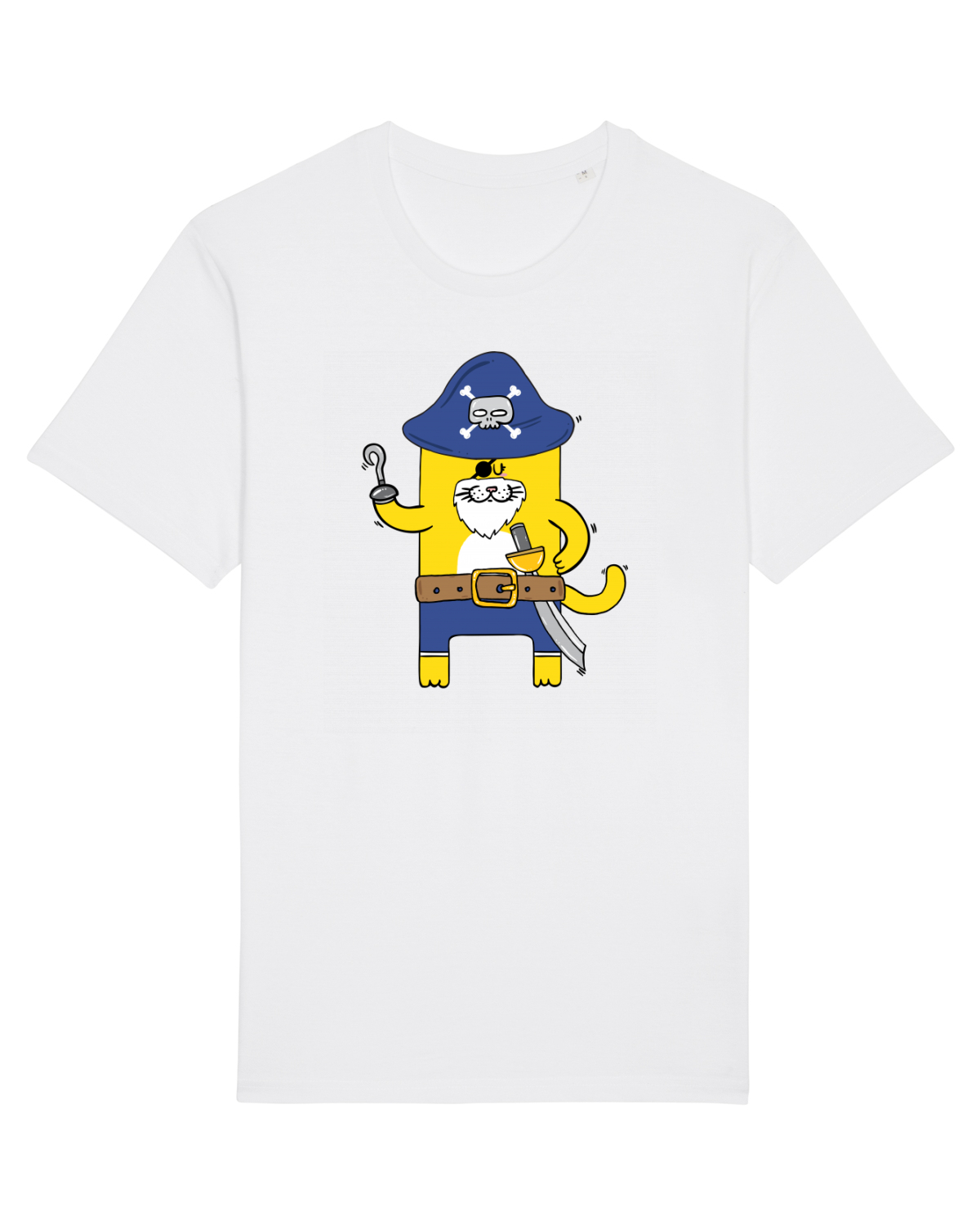 Tricou mânecă scurtă Unisex Rocker White