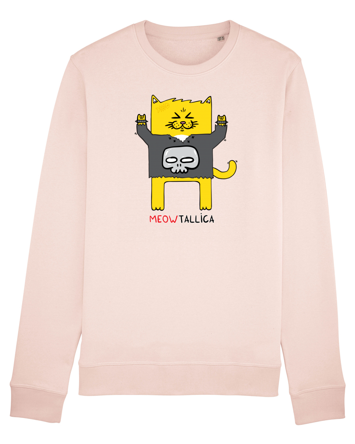 Bluză mânecă lungă Unisex Rise Candy Pink