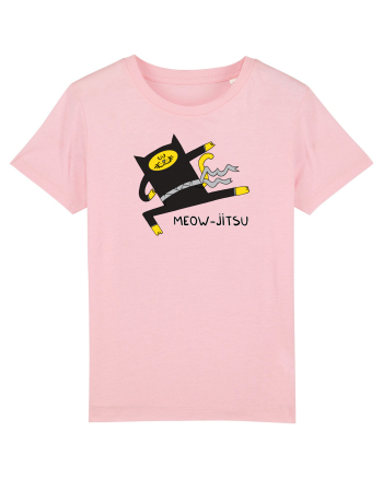 Meow-Jitsu Cotton Pink