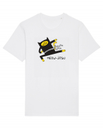 Meow-Jitsu Tricou mânecă scurtă Unisex Rocker