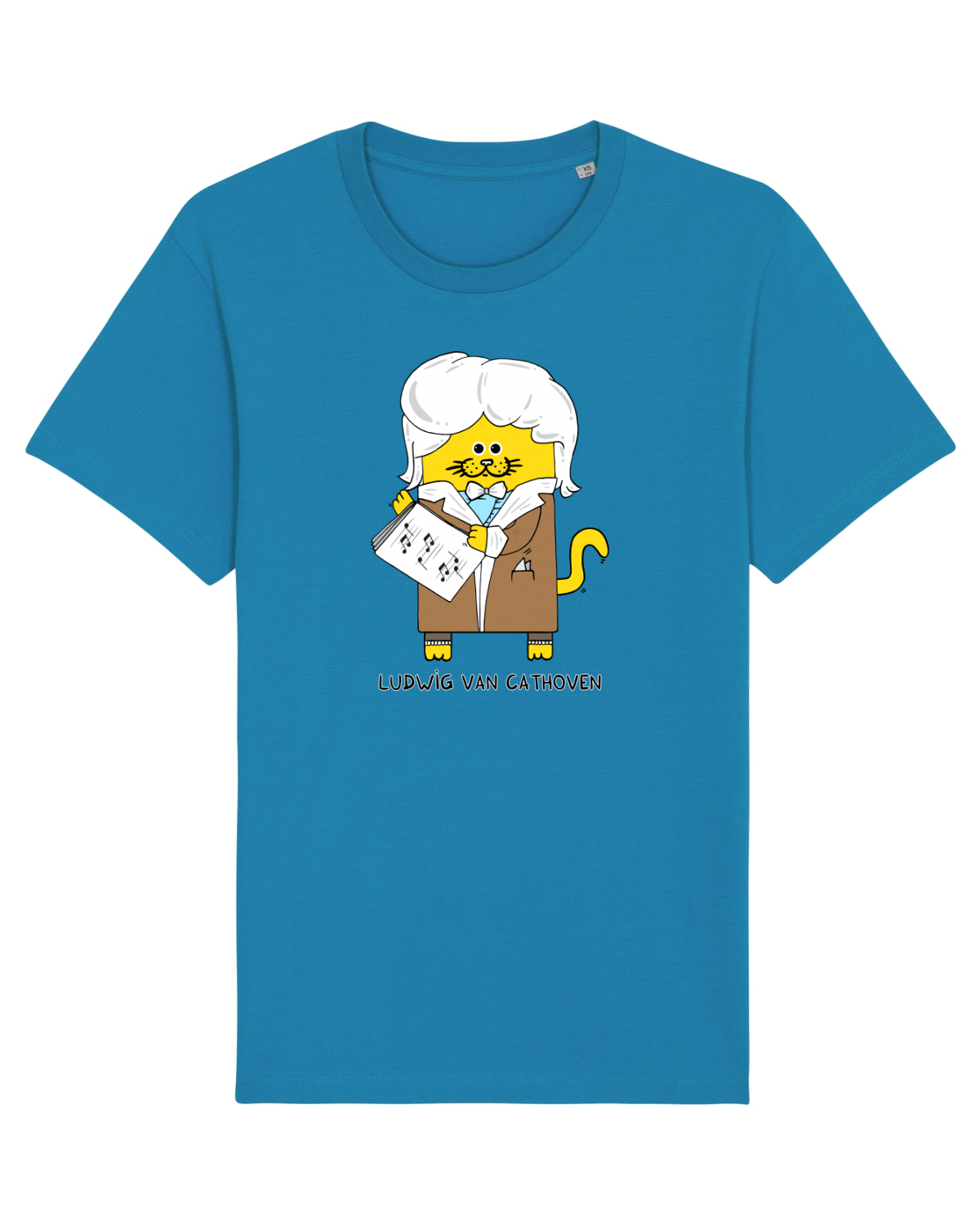 Tricou mânecă scurtă Unisex Rocker Azur