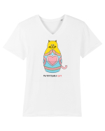 Matryoshka CAT Tricou mânecă scurtă guler V Bărbat Presenter